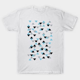 Triangles Ice Blue T-Shirt